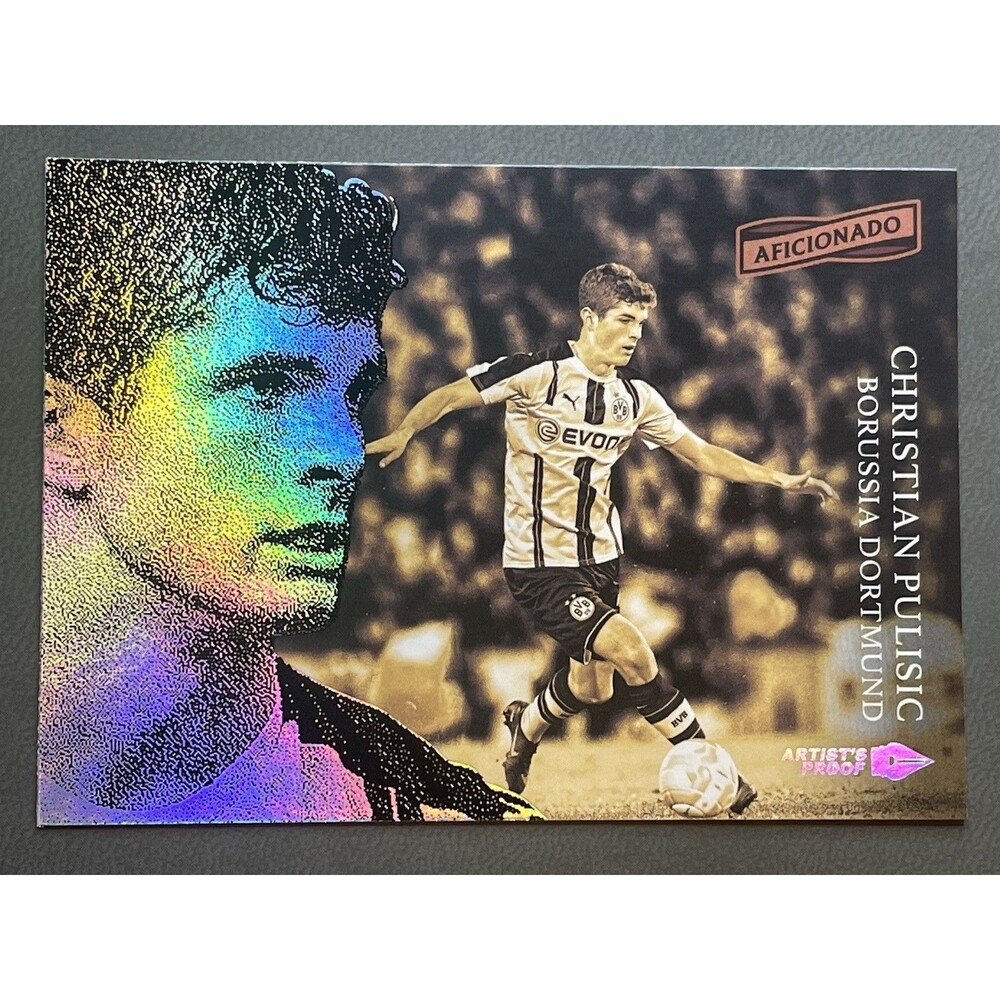 2016-17 Panini Aficionado CHRISTIAN PULISIC Artist's Proof Rookie #41 Dortmund